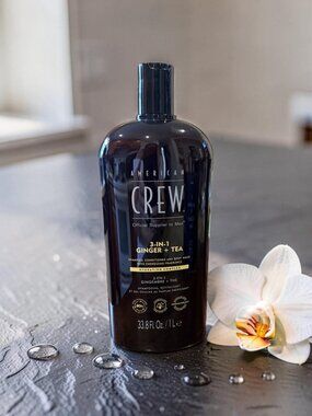 American Crew 3‑in‑1 Ginger Tea Shampoo, Conditioner & Body Wash 33.8 oz